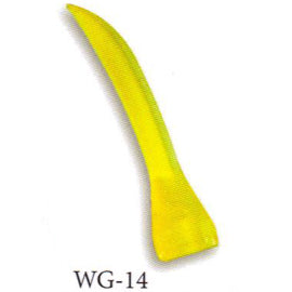 Acuwedges Plastic Wedges, 14mm, Yellow (100pcs/box)