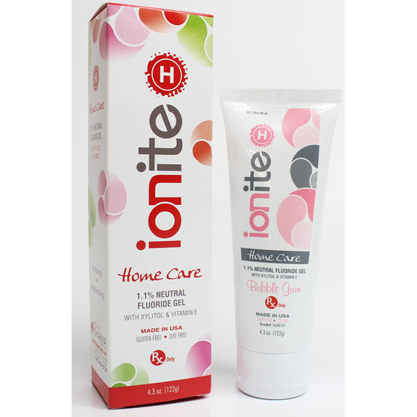 IONITE-H - 1.1% Neutral Fluoride Dentifrice, Bubble Gum x 4.3oz.