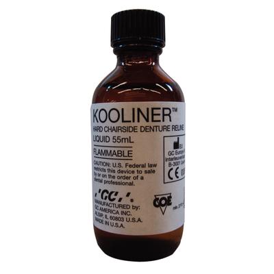 GC America Kooliner Hard Reline Material Liquid 2OZ