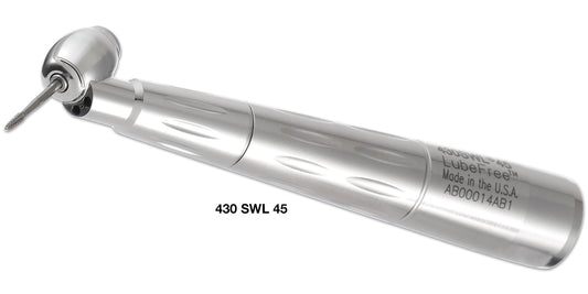 430SWL 45 Degree Surgical High Speed Handpiece, Non Fiber Optic, Each