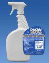 DisCide Accessories, Empty Quart Bottle w/Sprayer & DisCide Ultra Label