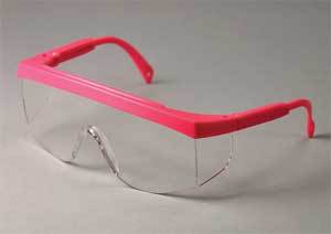 Mini Wrap Eyewear, Pink Frame - Clear Lens