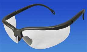 Sphere-X Wraps Eyewear Black Frame - Clear Lens