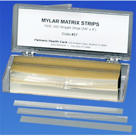 Mylar Matrix Strips Straight - 3/8" x 4" 5.8 microns thick (1000 per box)