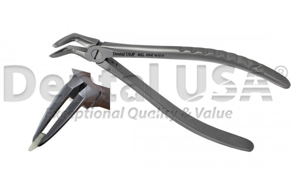 Atraumatic Extraction Forceps, 46Xl Lower Root, For Roots And Delicate Procedures, Dental USA, #4994P
