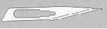 Aspen Surgical -Carbon Steel Blade w/Rib-Back Design, Size 11, 50/bx