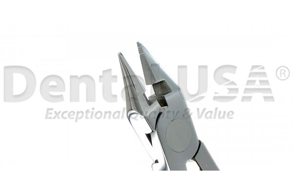 Orthodontic Plier Bird Beak With Soft Wire Cutter (2 Groove)