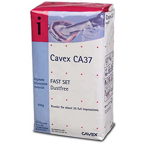 Cavex CA37 Dust Free Alginate, Fast Set, Peppermint Flavor, 500gm/Pkg