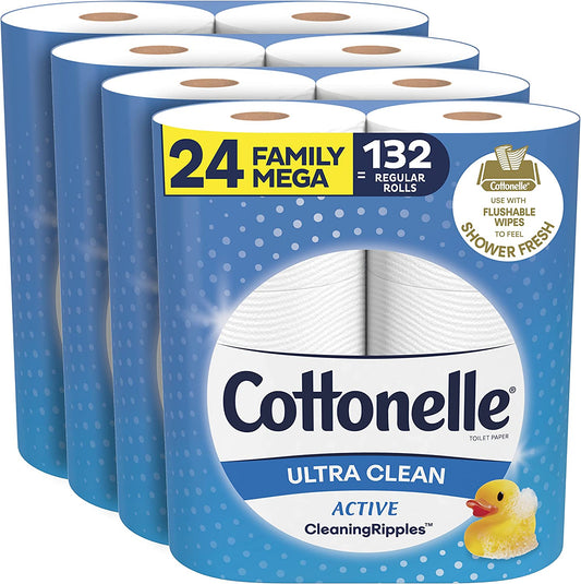 Ultra Clean Toilet Paper, 60 Rolls Case