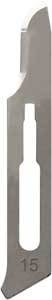 Myco Medical Stainless Steel Scalpel Blades, #15, 100/Pkg #3001T-15