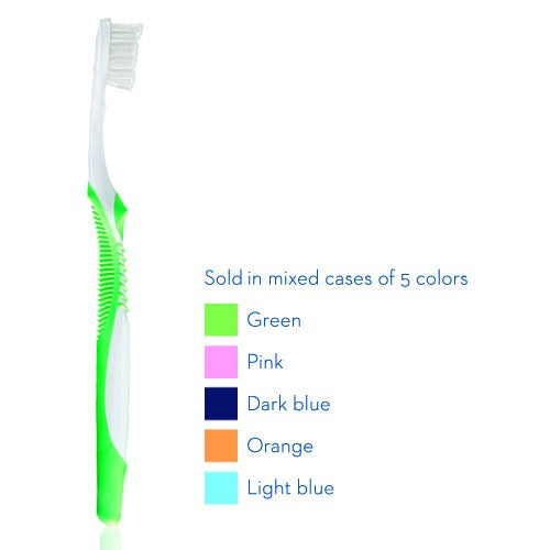 Complete Sensitive Toothbrush, 35 X-Soft Tufts, Assorted Colors, 12/Box