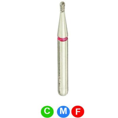 Dental Ree 830/008 Medium, Multi-Use Diamond Burs, 5/Pkg