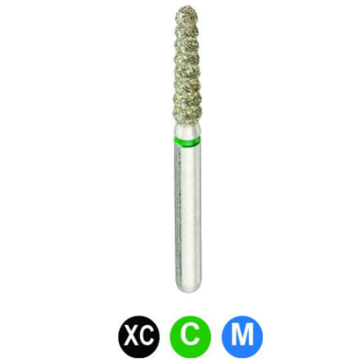 Dental Ree 6055/018 Medium, Multi-Use Diamond Burs, 5/Pkg