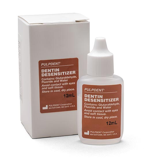 Dentin Desensitizer - Contains Glutaraldehyde, Fluoride And Water, 5 x 3 mL empty syringes