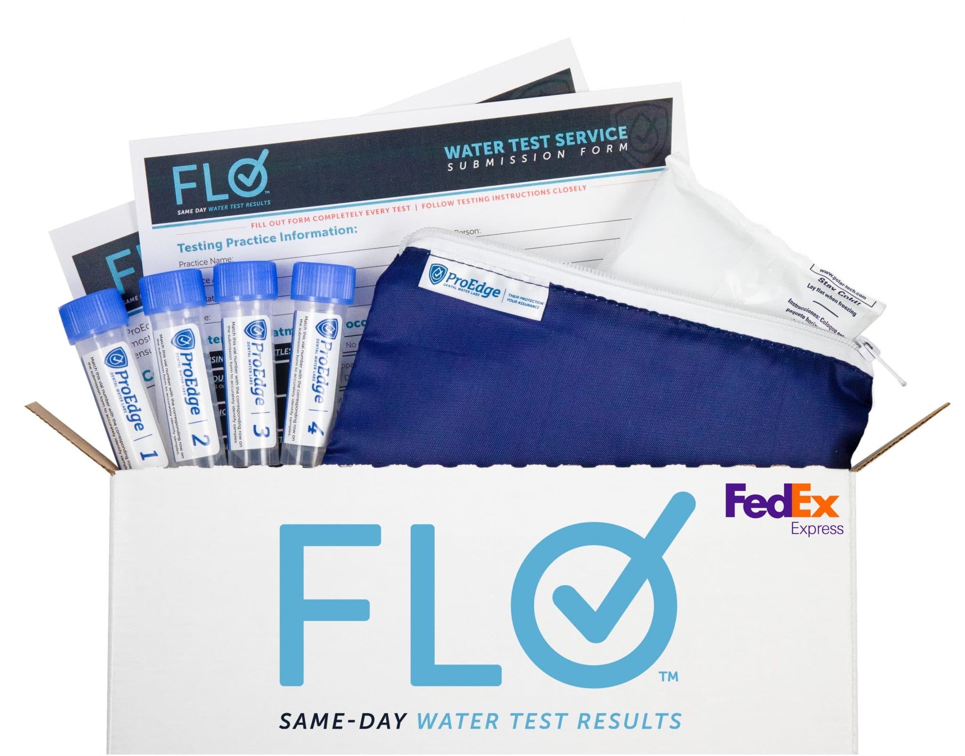 Flo Water Testing Service Kit with Same Day Results
