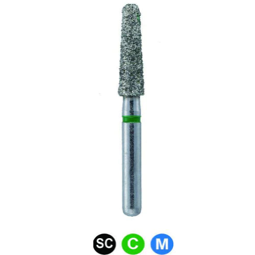 Multi-Use Diamonds, Round End Taper, S856/021, Super Coarse Grit,