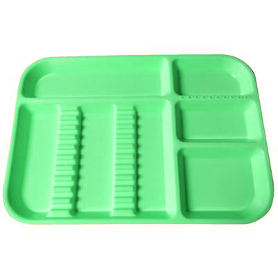 Divided Tray, Size B (Ritter) , Neon-Green, Each