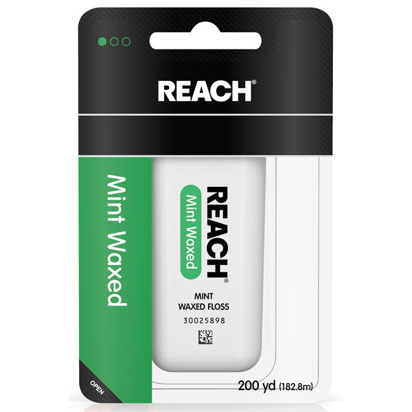 Reach Dental Floss, Waxed, 200 yds