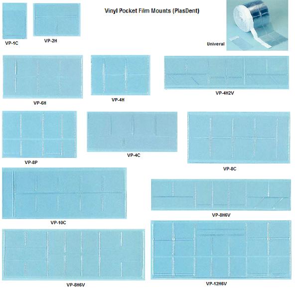 Vinyl Film Mounts-1C (100Pcs/Box)