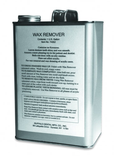 Safe-T-Solve Wax Remover, 1 Gallon Bottle of Solvent.