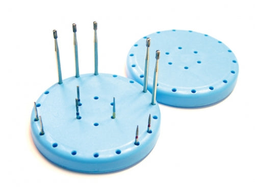 Magnetic Bur Block - 1 x sky blue, 24 holes