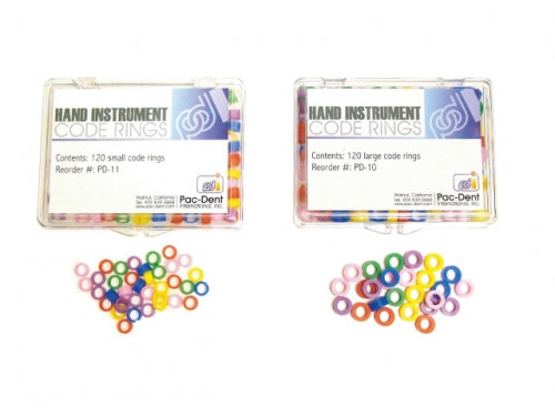 Instrument Code Rings - 1 box of 120 large code rings