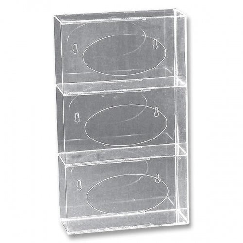 Acrylic Side Loading Triple Glove Dispenser , Each