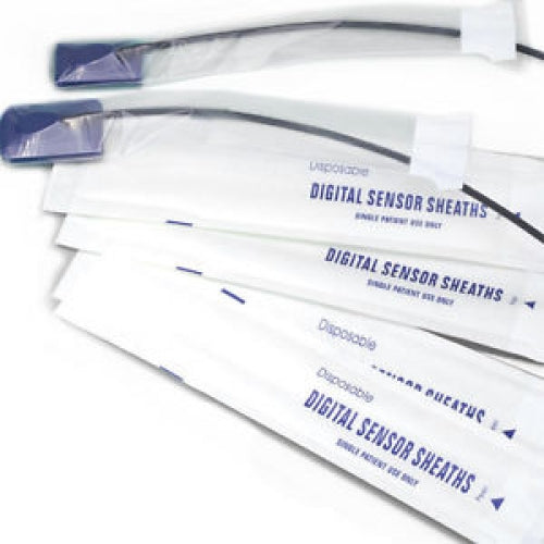 Digital Sensor Sleeves w/ No Paper Backing 9 _L, For Schick Size 2 (500Pcs/Box)