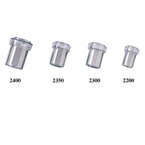 Disposable Canisters, (3"W X 4"H), Finer Mesh Screen, 8Pcs/Box