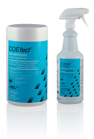 COEfect MinuteWipes and MinuteSpray