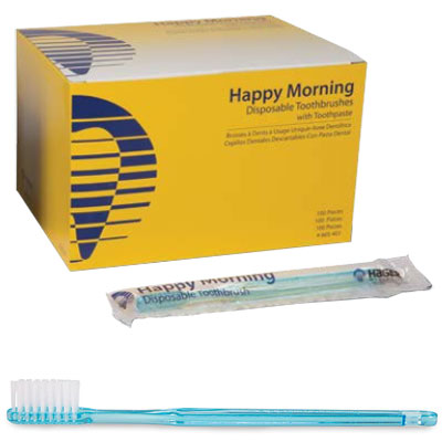 Happy Morning Disposable Toothbrushes