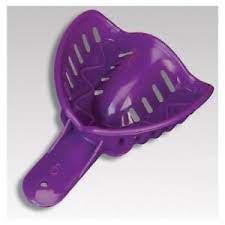 Excellent Euro Impression Trays: Autoclavable To 275F, #9 Anterior, Purple (12Pcs/Box)