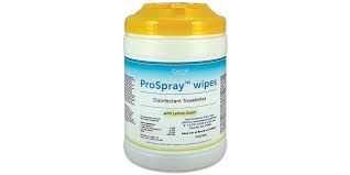 ProSpray Canister containing (240) 6" x 6 3/4" Towelettes