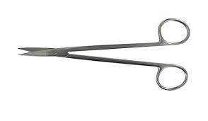 Gum Scissors Kelly Super Cut Straight 16Cm Premium Black Edition , Dental USA, #5904B