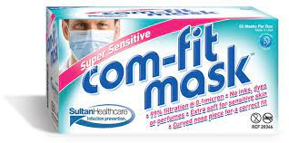 COMFIT Super Sensitive Ear Loop White Level 1 - Box of 50, #20346