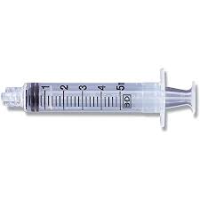 General Use Syringes, 5 mL BD Luer-Lock Syringe sterile, single use, 125/bx