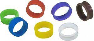 Handpiece Color Code Bands, Silicone (24Pcs/Box, Single Color), White