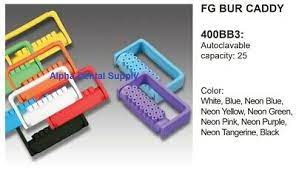 FG Bur Caddy III, Capacity: 25 FG Burs, White