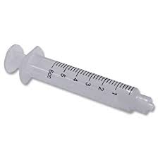 6Cc Luer Lock Syringes, Plastic, (100Pcs/Box)