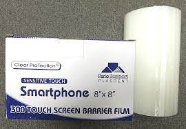 Touch Screen Barrier Film, Smartphone, 8"X 8" (300Pcs/Box)