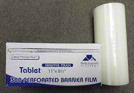 Touch Screen Barrier Film, Tablet, 11"X 8 1/2" (300Pcs/Box)