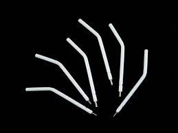 Metal Core 3 Way Syringe Tips, White (150Pcs/Bag)