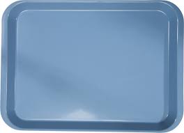 B-Lok Flat Tray (13 3/8" x 9 5/8" x 7/8") Blue