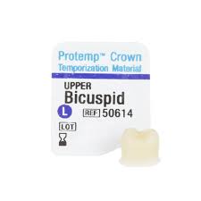 3M Protemp Crown Refills, Bicuspid Upper Large, Includes: 5 Temporary Crowns