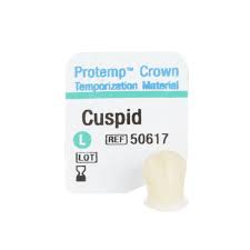 3M Protemp Crown Refills, Cuspid Large, Includes: 5 Temporary Crowns, Sizing Tools