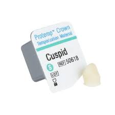 3M Protemp Crown Refills, Cuspid Small, Includes: 5 Temporary Crowns, Sizing Tools