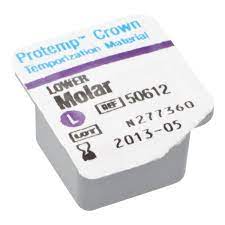 3M Protemp Crown Refills, Molar Lower Large, Includes: 5 Temporary Crowns