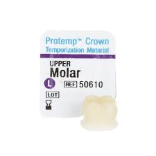 3M Protemp Crown Refills, Molar Upper Large, Includes: 5 Temporary Crowns