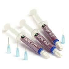 Super Etch Low Viscosity Syringes, 10in x 1mL, 40 Single Use Disposable Tips