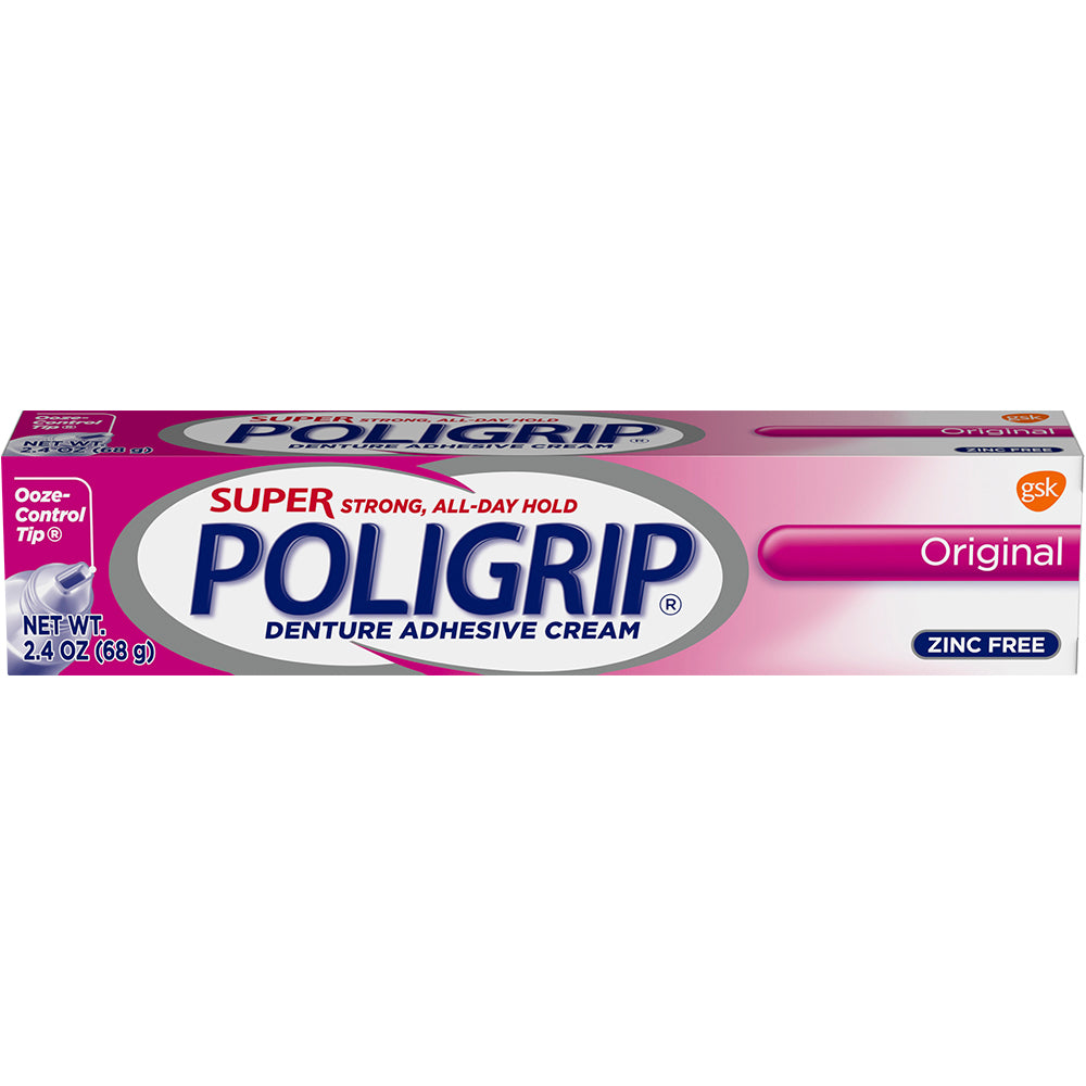 Super Poligrip® Original Denture Adhesive Cream